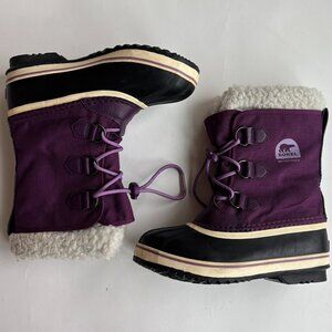 Sorel Yoot Pac Nylon waterproof winter boots Big Kids size 3
